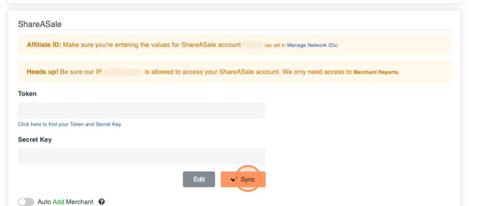 ShareASale - Adding your credentials.png
